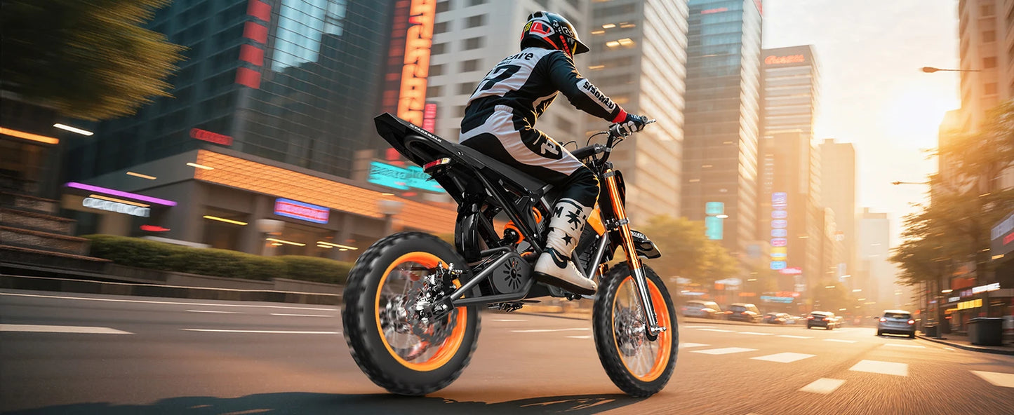 EILLEO SPACEWALK 48V Electric Dirt Bike For Adults And Teens