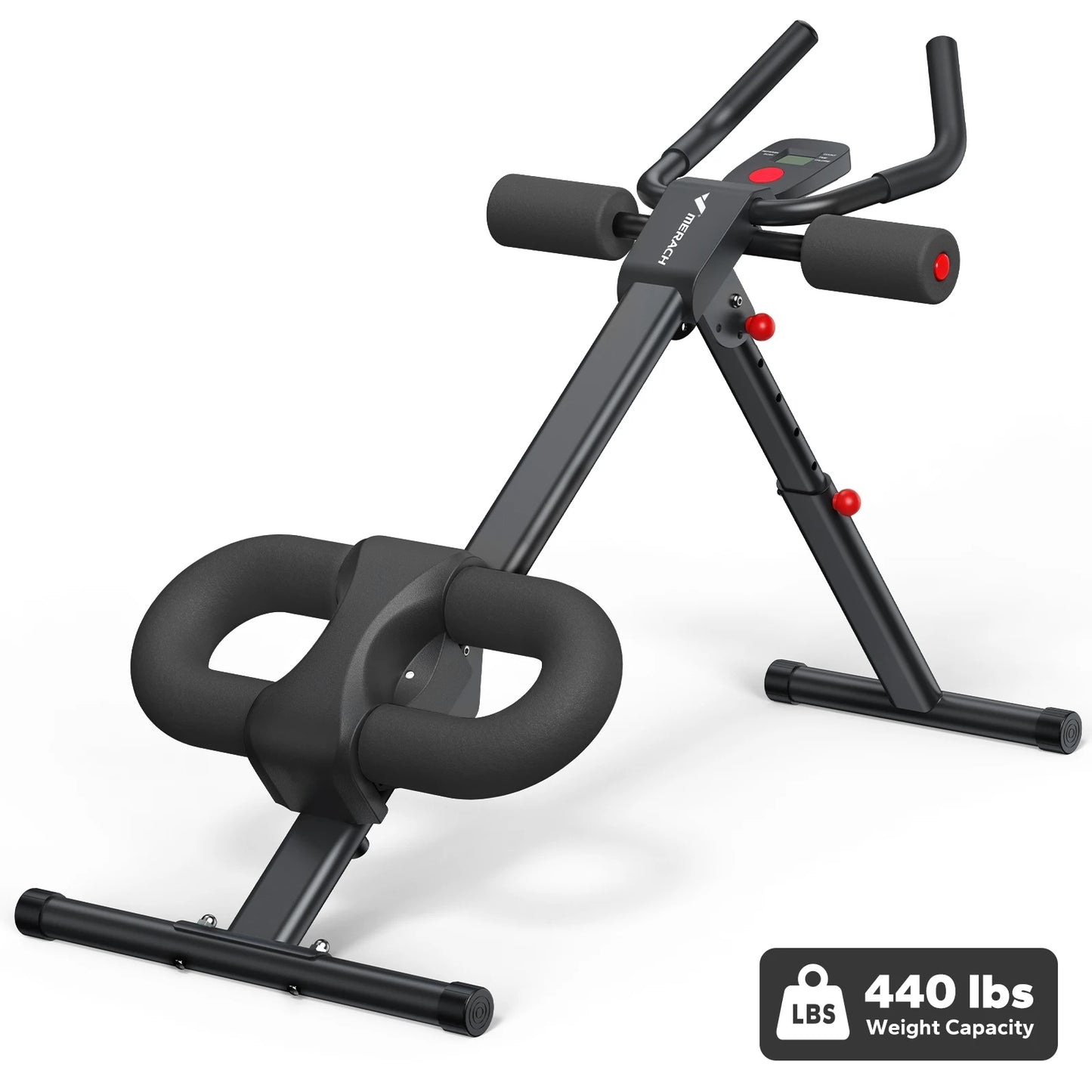 Merach Ab Machine Adjustable Trainer Foldable Core Exercise