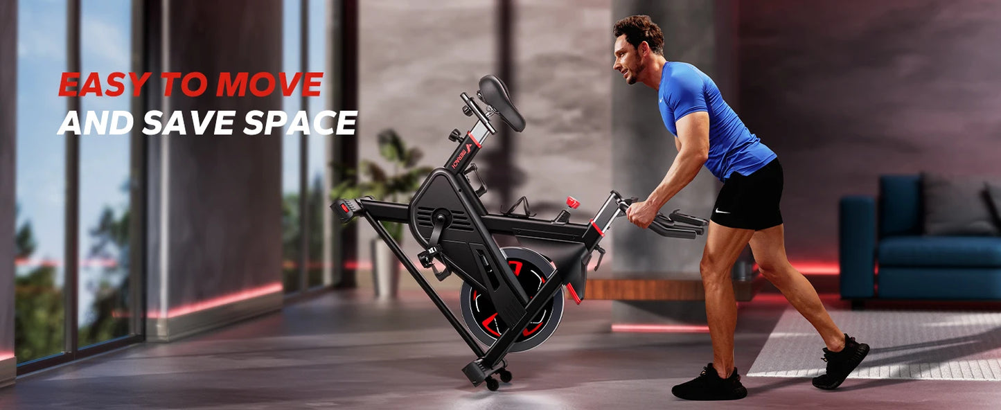 MERACH S38 Indoor Cycling Bike With Magnetic Resistance And App