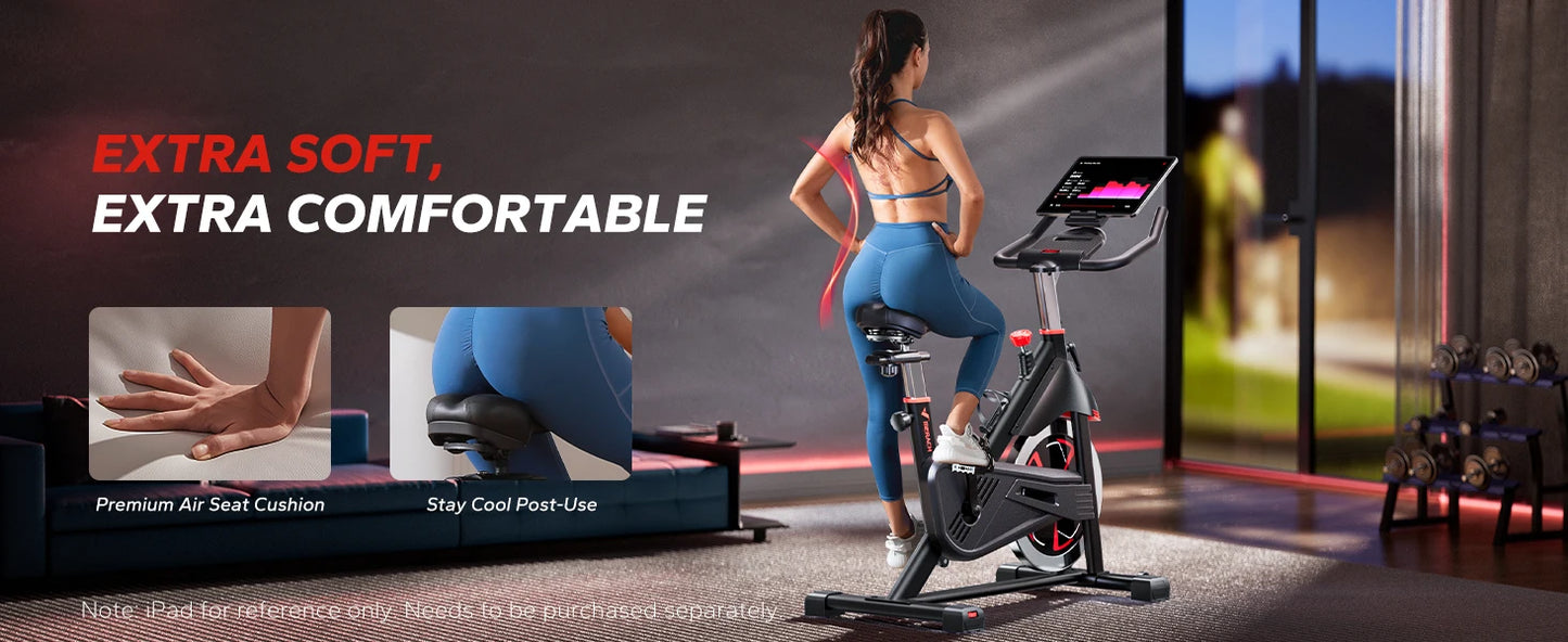MERACH S38 Indoor Cycling Bike With Magnetic Resistance And App