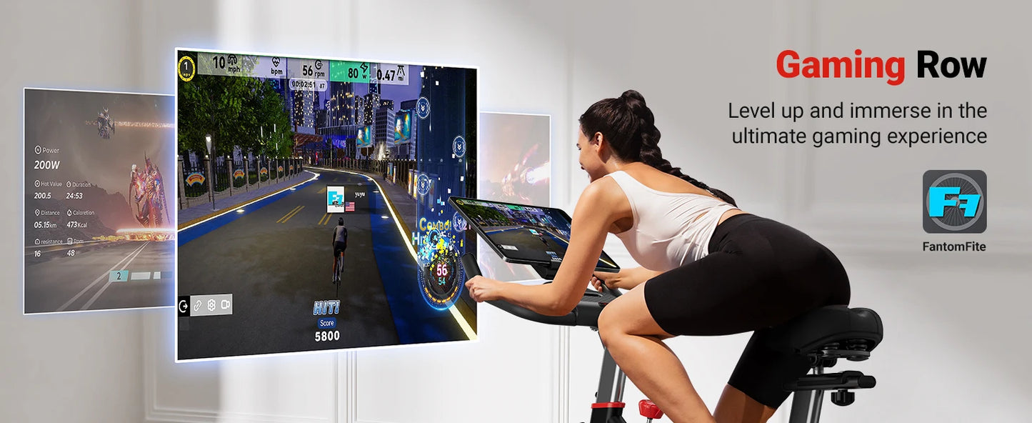 MERACH S38 Indoor Cycling Bike With Magnetic Resistance And App