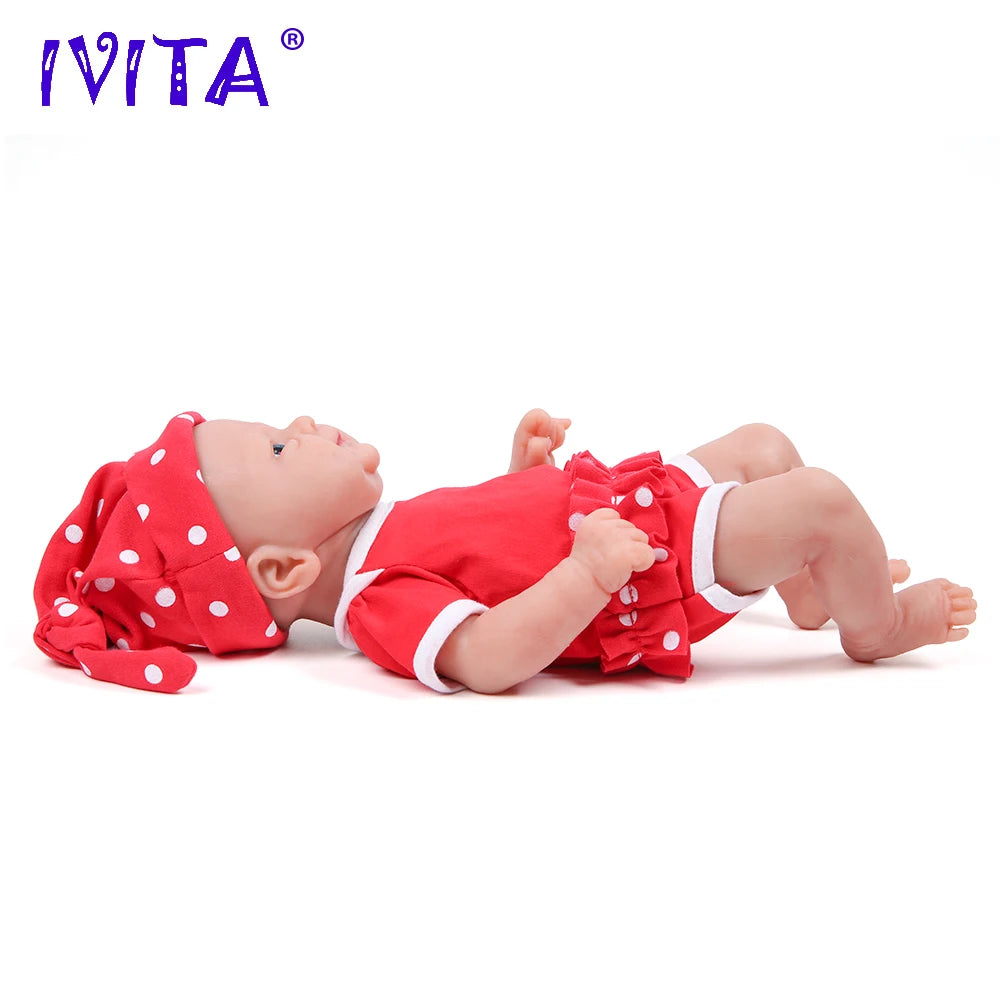 IVITACN Full Body Silicone Bebe Reborn Doll Lifelike