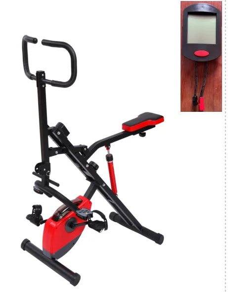 JRT Double Water Exercise Spin Bike Pedals With LCD Flywheel 9 Kg