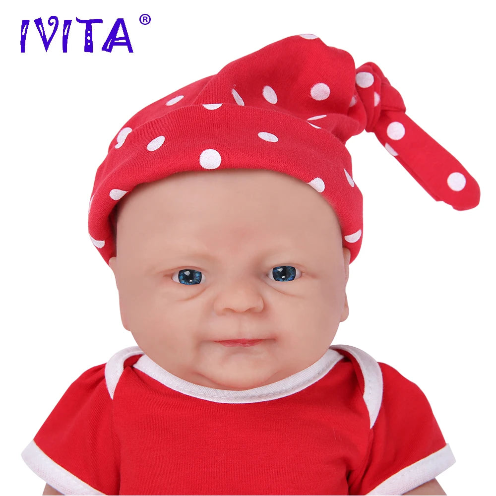 IVITACN Full Body Silicone Bebe Reborn Doll Lifelike