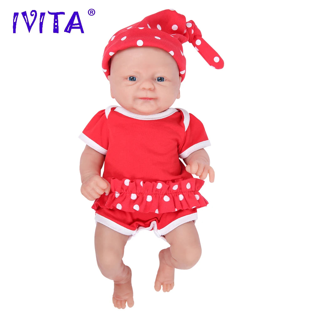 IVITACN Full Body Silicone Bebe Reborn Doll Lifelike