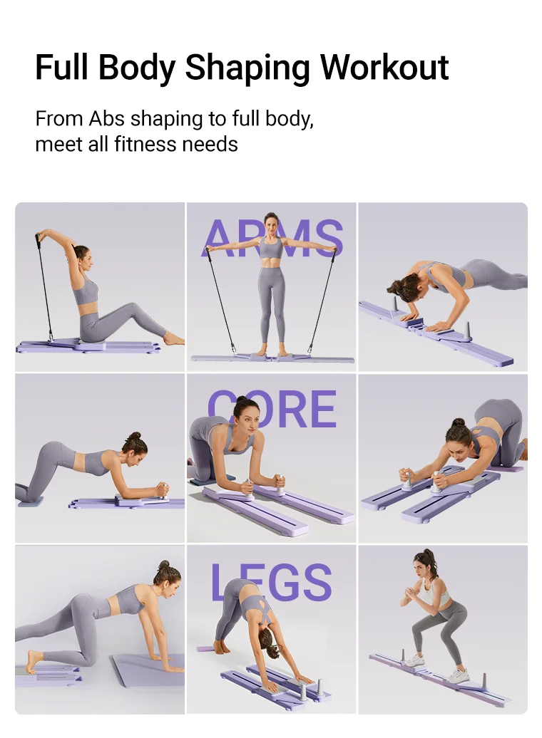Cursor Fitness Abs And Ski Board Portable Core And Leg Trainer For Home Gym