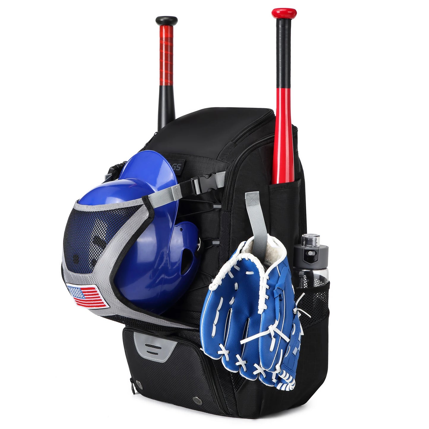 Baseball Equipment Bag Baseball Backpack with Shoe Compartment Softball Bat Bag for Youth Large Capacity Sport Baseball Backpack