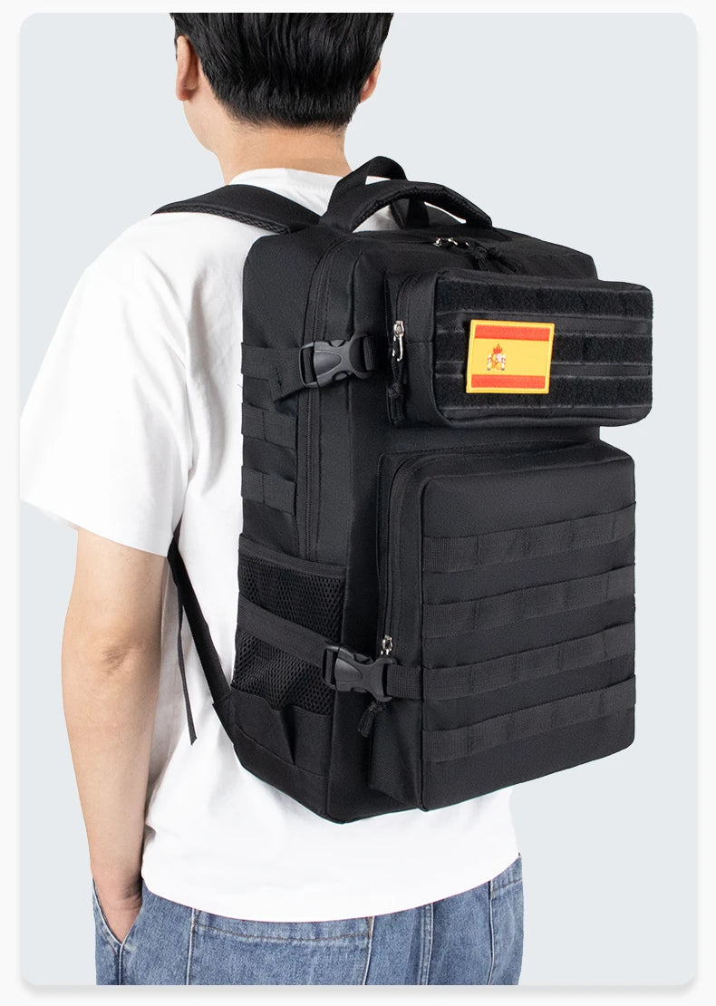 45L/25L /32LTactical Backpack Men's Travel Large Capacity Rucksacks Men Waterproof Outdoor Sports Multi-functional Bags