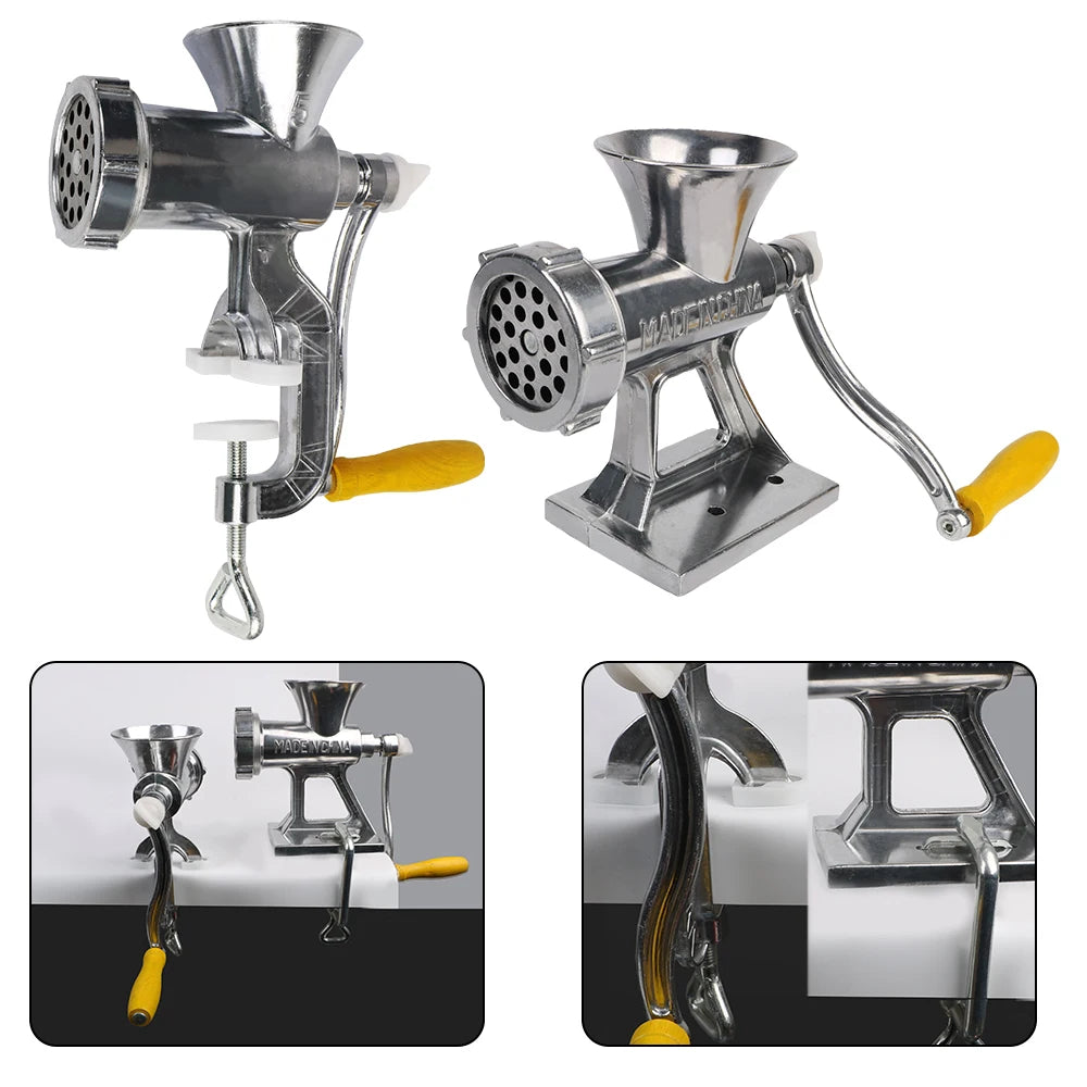 Vegetable Chopper Sausage Stuffer Kitchen Tool Food Processor Household Grinder Manual Meat Grinder Multifunction Handheld