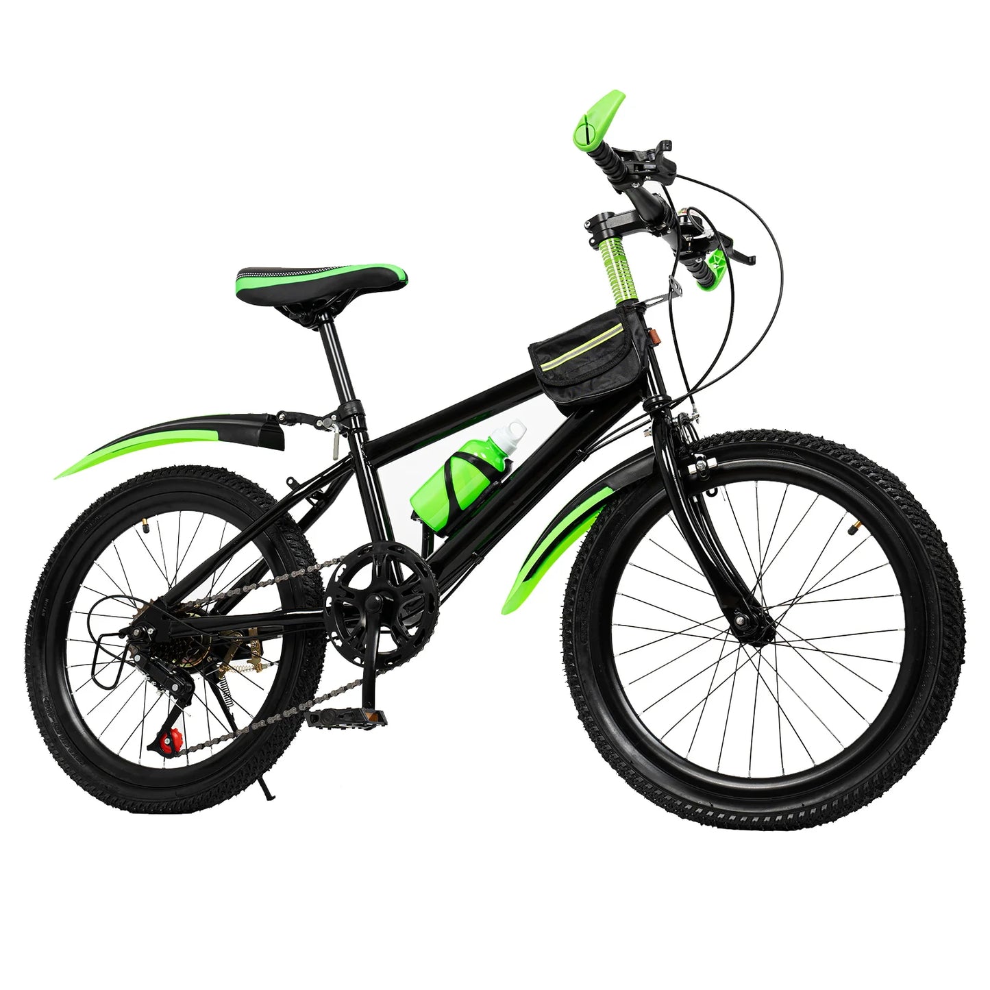 20In 7 Speeds Mountain Bike Adjustable Height Kids Bicycle for Boys, Girls Suit for 130-150cm