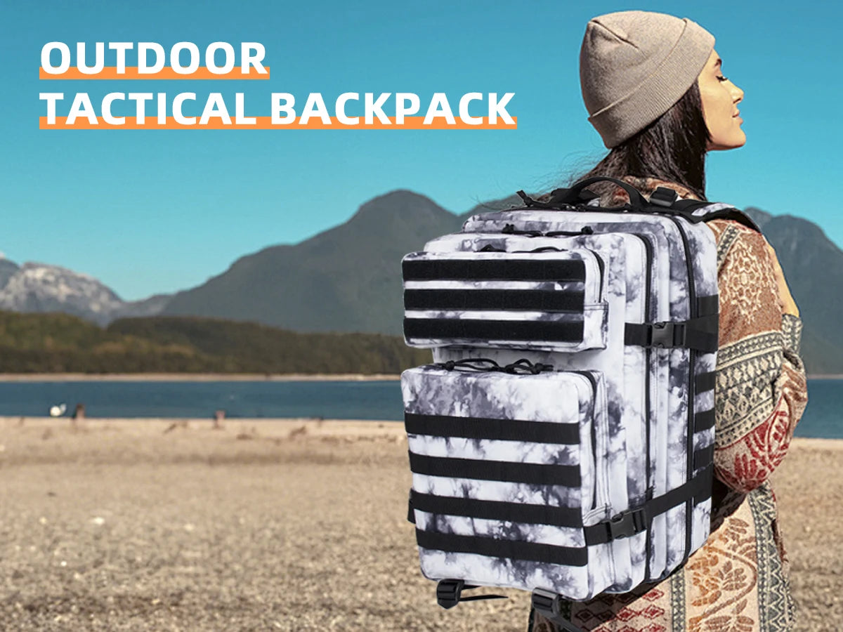 45L/25L /32LTactical Backpack Men's Travel Large Capacity Rucksacks Men Waterproof Outdoor Sports Multi-functional Bags