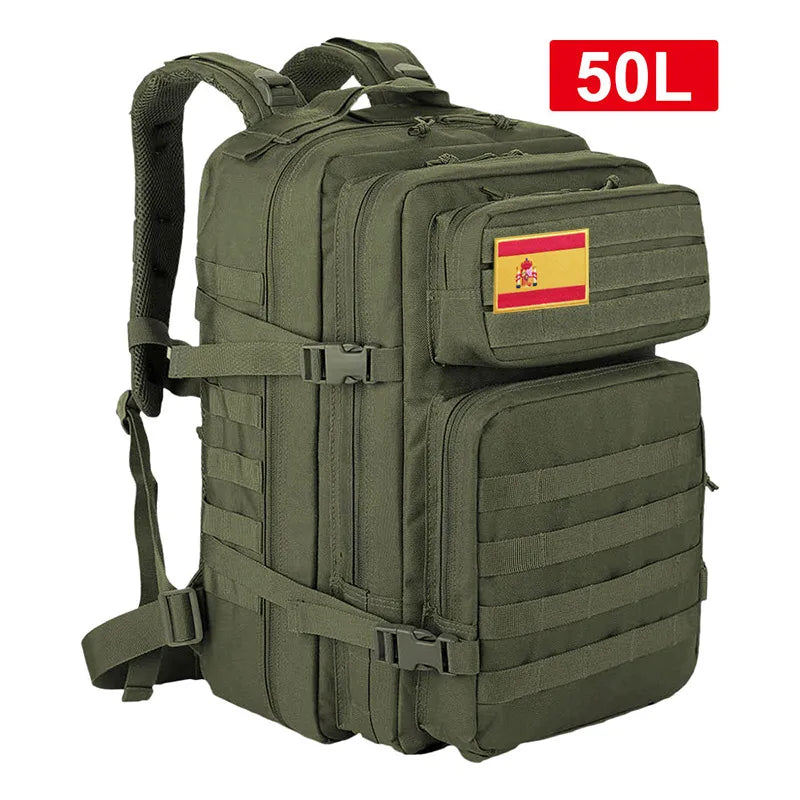45L/25L /32LTactical Backpack Men's Travel Large Capacity Rucksacks Men Waterproof Outdoor Sports Multi-functional Bags