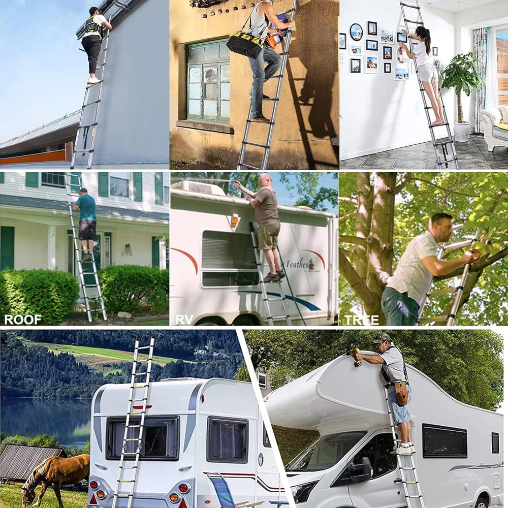 DayPlus Telescopic Ladder Heavy Duty Portable Multi Purpose