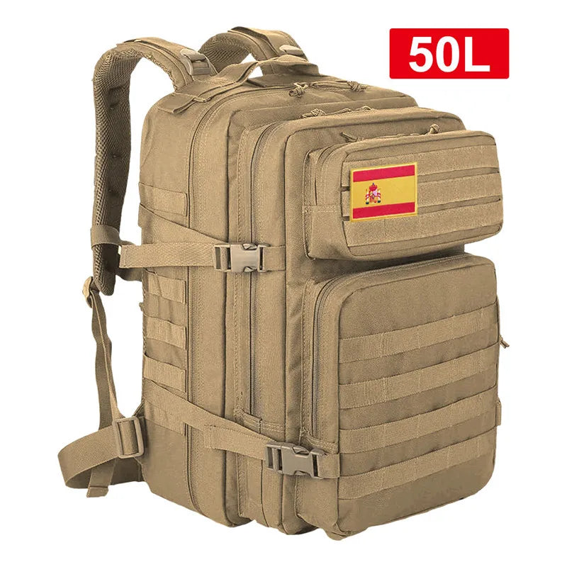 45L/25L /32LTactical Backpack Men's Travel Large Capacity Rucksacks Men Waterproof Outdoor Sports Multi-functional Bags
