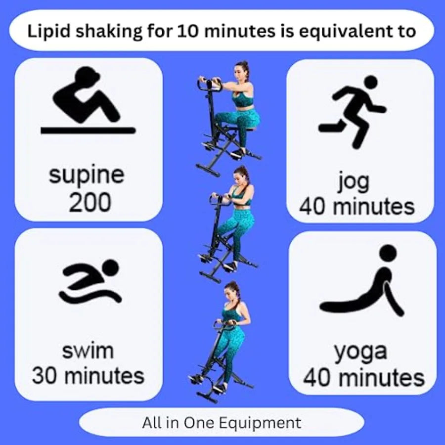 Squat Machine for Women - Deep Squat Rowing Machine for Abs - Home Workout Equipment for Women-Men Power Rider Row Squat for Gl
