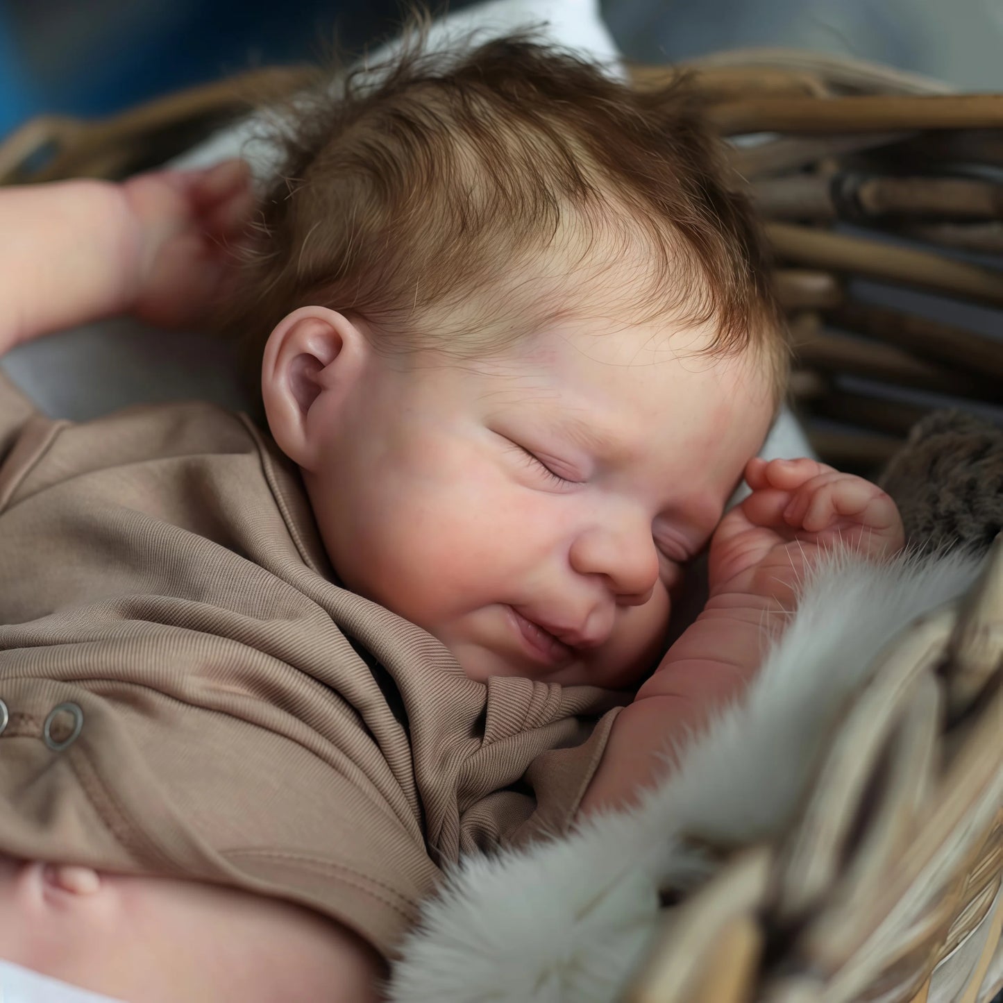 Risbecko Reborn Silicone Vinyl Baby Girl Doll Realistic