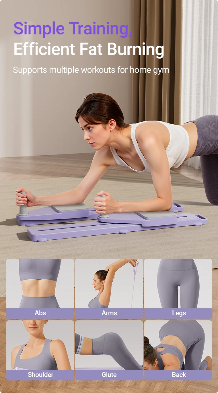 Cursor Fitness Abs And Ski Board Portable Core And Leg Trainer For Home Gym