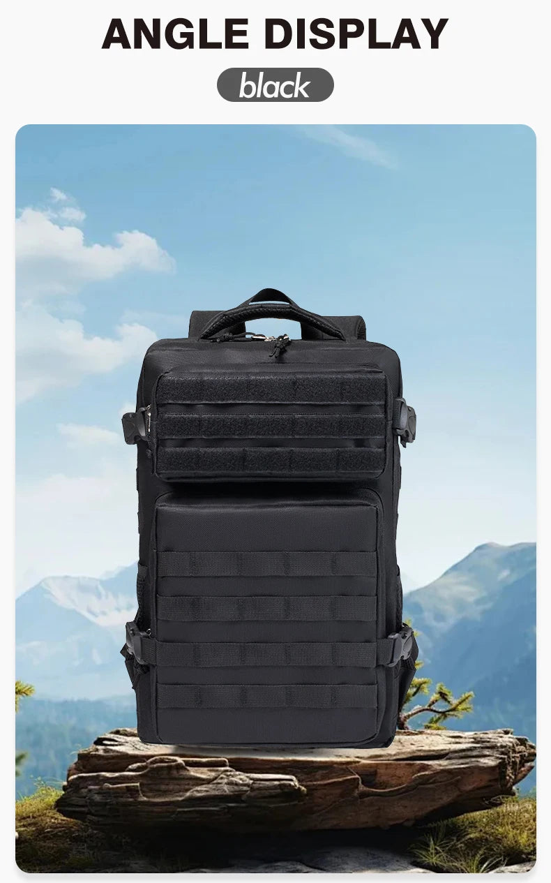 45L/25L /32LTactical Backpack Men's Travel Large Capacity Rucksacks Men Waterproof Outdoor Sports Multi-functional Bags