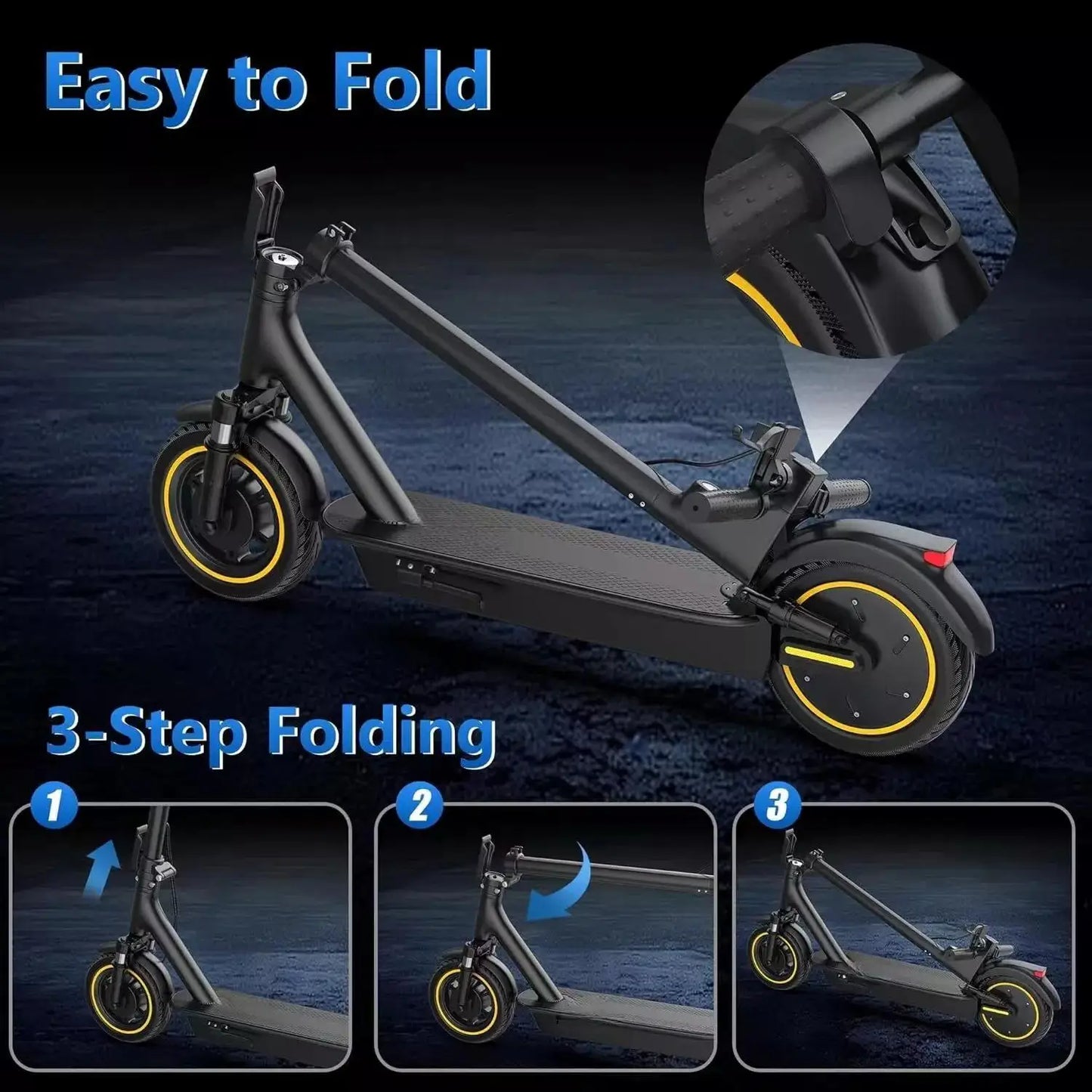 Ladped LPMAX Electric Scooter 22 MPH 500W Long Range