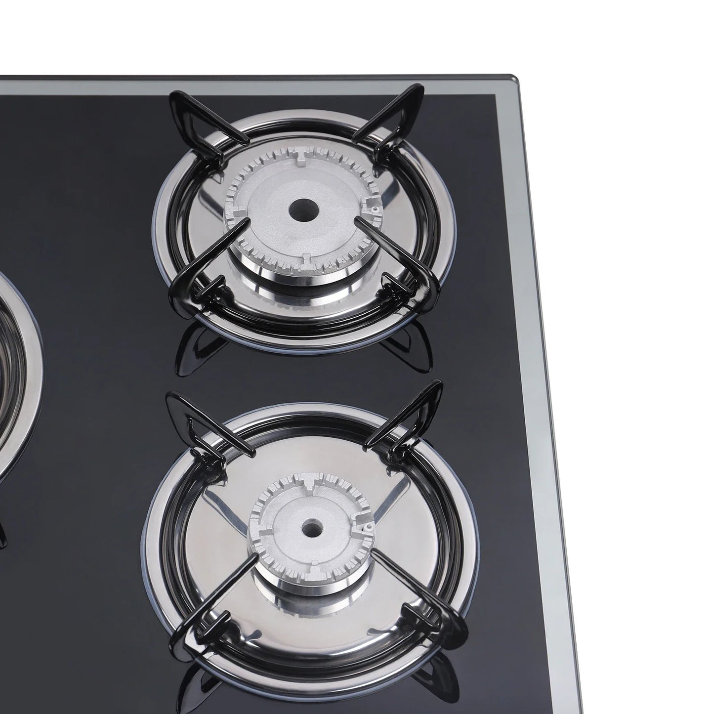 5 Burner Built-In Gas Stove Cast Iron Gas Hob Burner Cooker LPG NG  Dual Fuel Stainless Steel  Gas Hob Cooktop