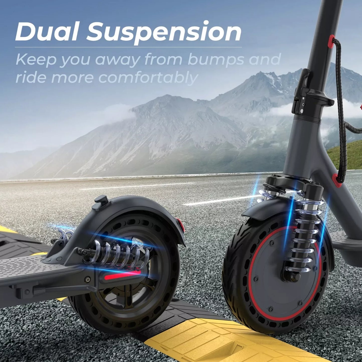 AOVOPRO TMAX Electric Scooter 500W 22MPH Foldable Commuter