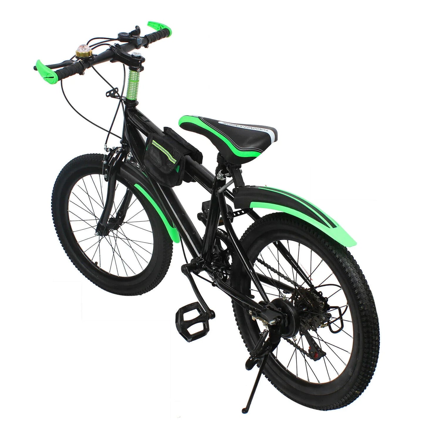 20" Mountain Bike Kids' Bicycles, 7 Speed Gears Children's Bike with Kettle&holder Height Adjustable for Riding on Roads