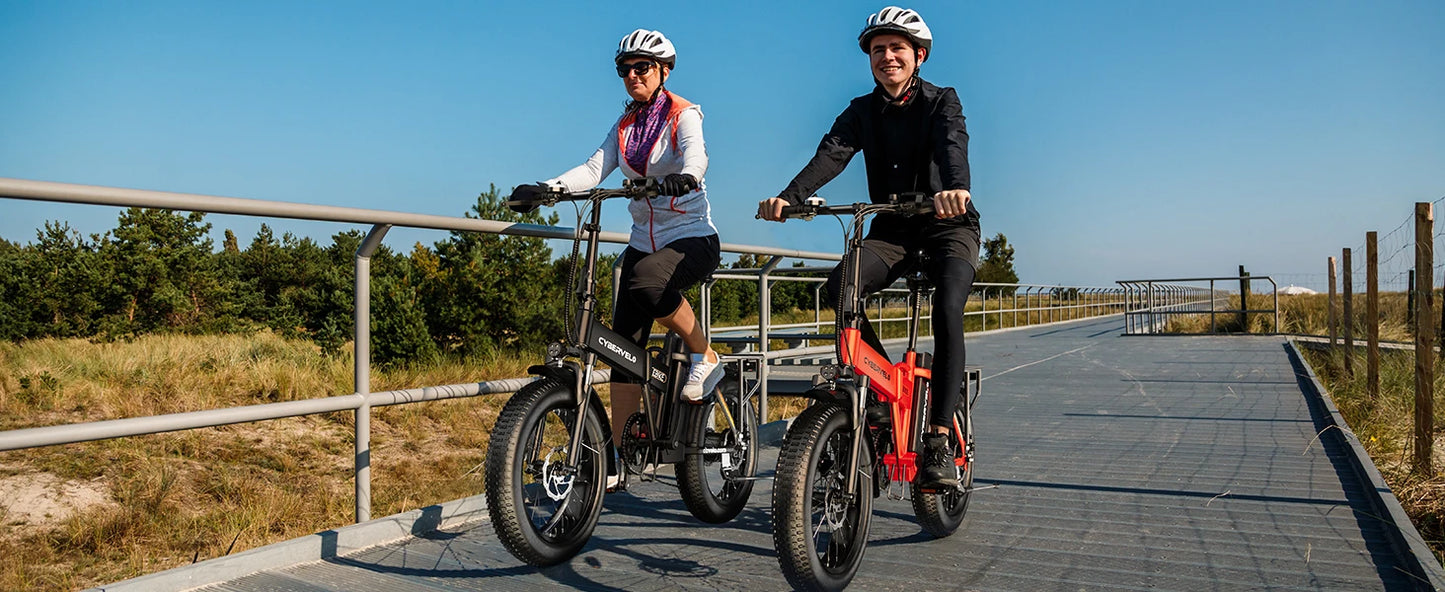 CYBERVELO EK4 Folding Electric Bike 1000W With Removable Battery
