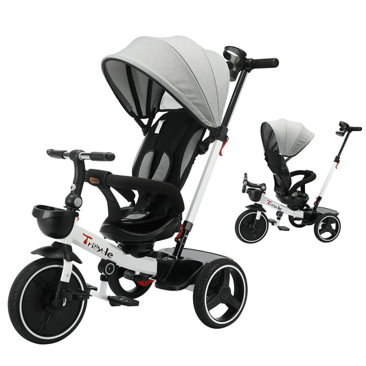 Ubravoo 5 In 1 Baby Stroller Tricycle Ride Bike Canopy