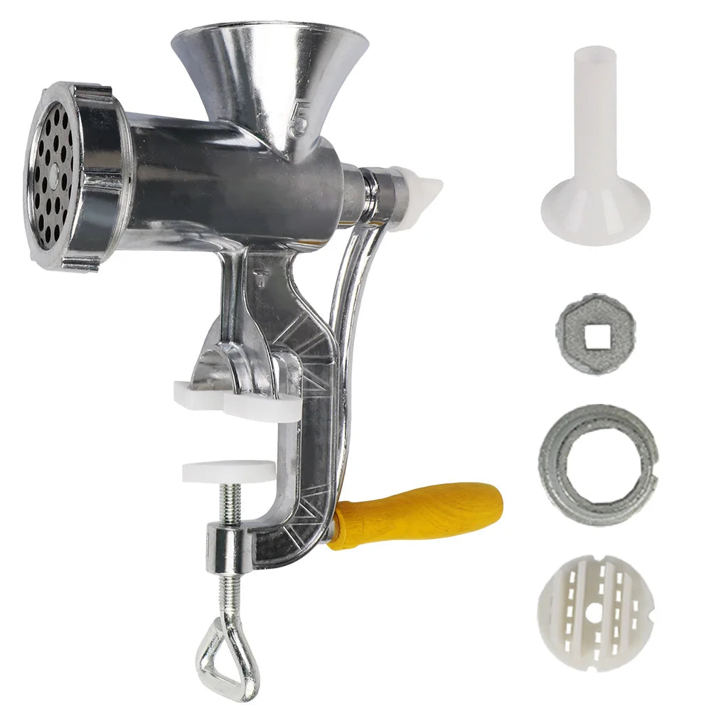 Vegetable Chopper Sausage Stuffer Kitchen Tool Food Processor Household Grinder Manual Meat Grinder Multifunction Handheld
