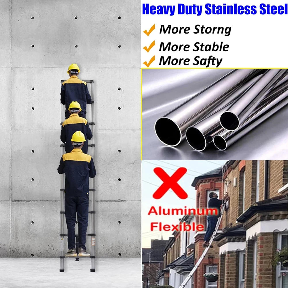 DayPlus Telescopic Ladder Heavy Duty Portable Multi Purpose