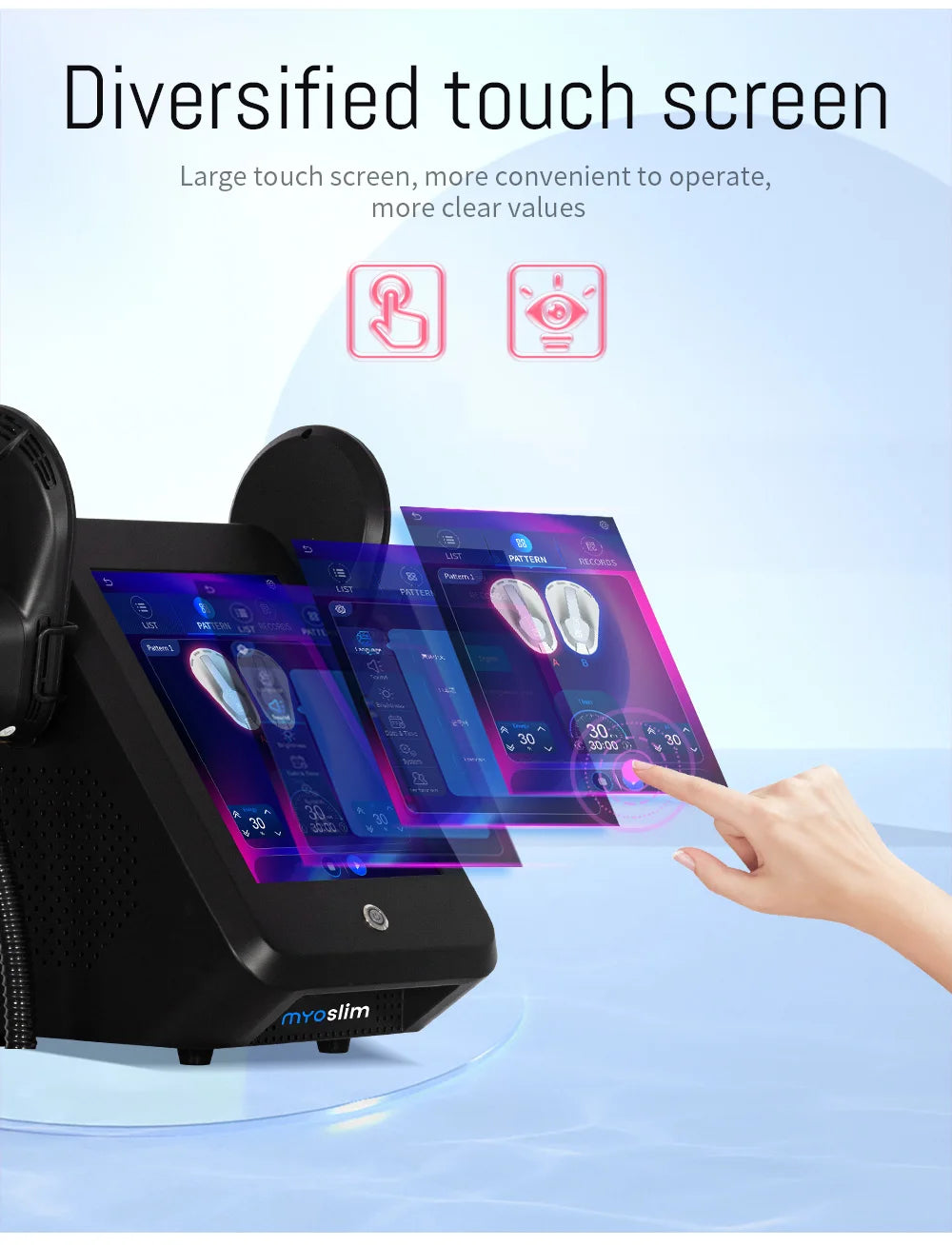 EMS Pro Body Contouring Device 15T Multi Tech Magnetic Activation Fat Reduction CE Certified Safe Slimming Muscle Tech Equipment