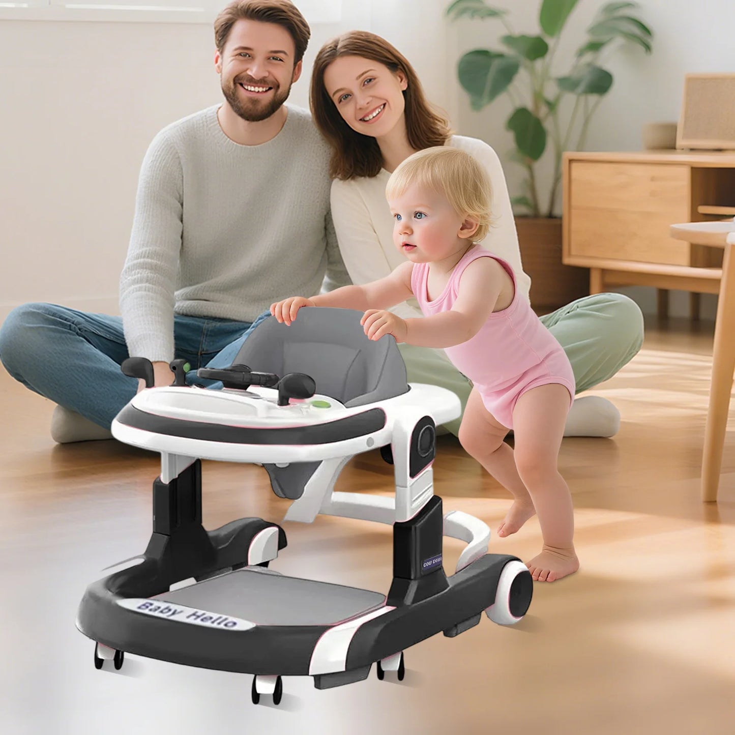 Guangdong CN Multifunctional Baby Walker With Sunshade And Music
