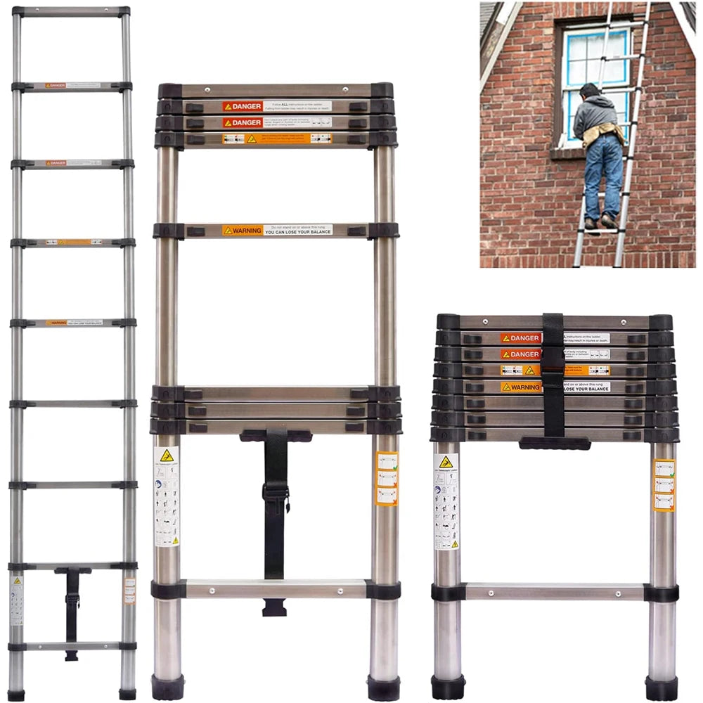 DayPlus Telescopic Ladder Heavy Duty Portable Multi Purpose