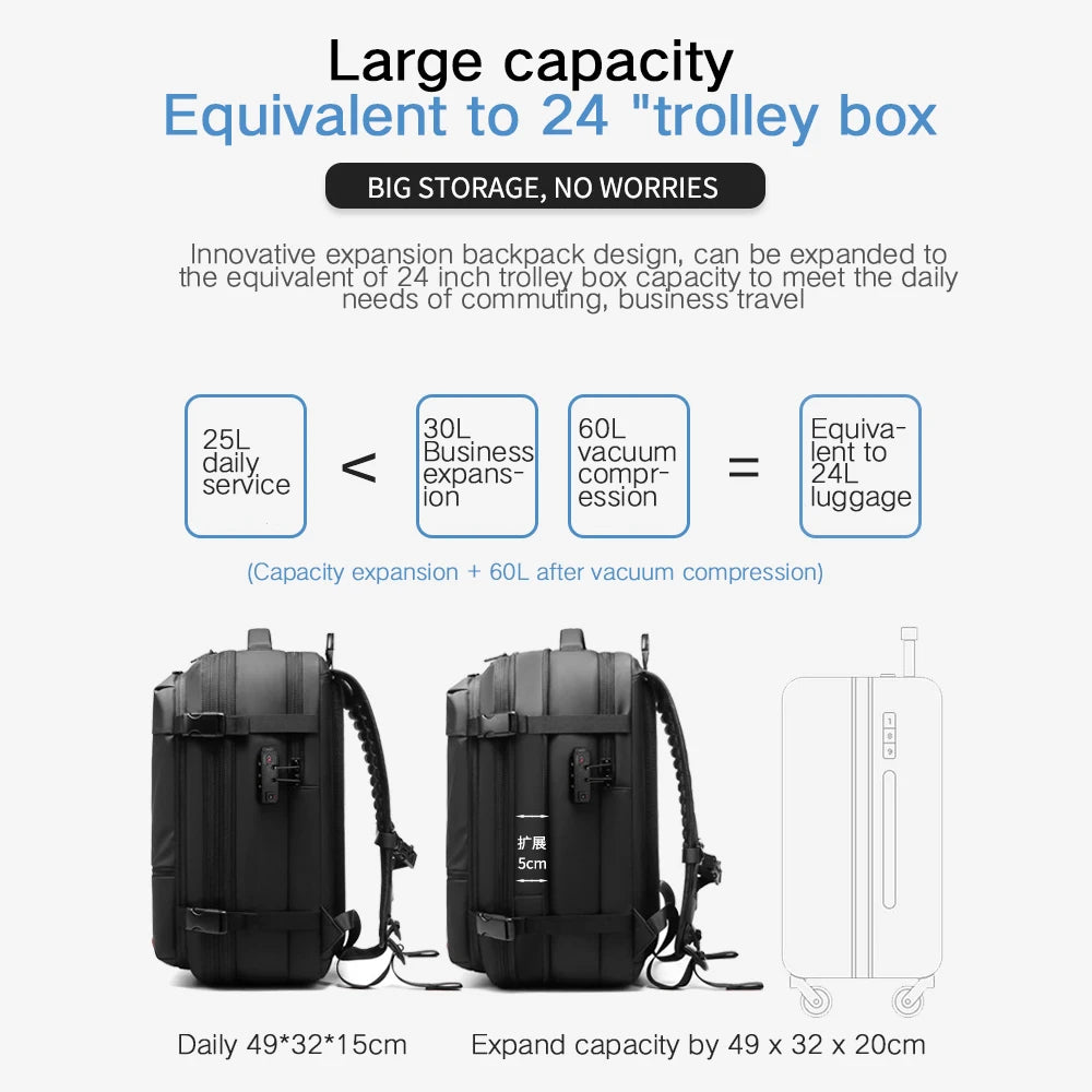 Jiangsu Unisex Travel Laptop Backpack for Business Travel