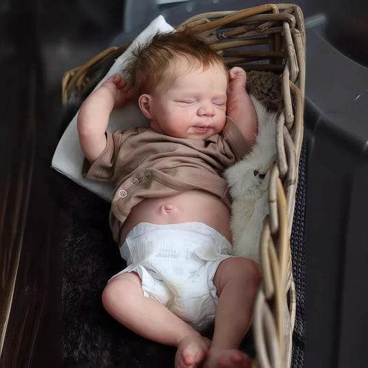 Risbecko Reborn Silicone Vinyl Baby Girl Doll Realistic