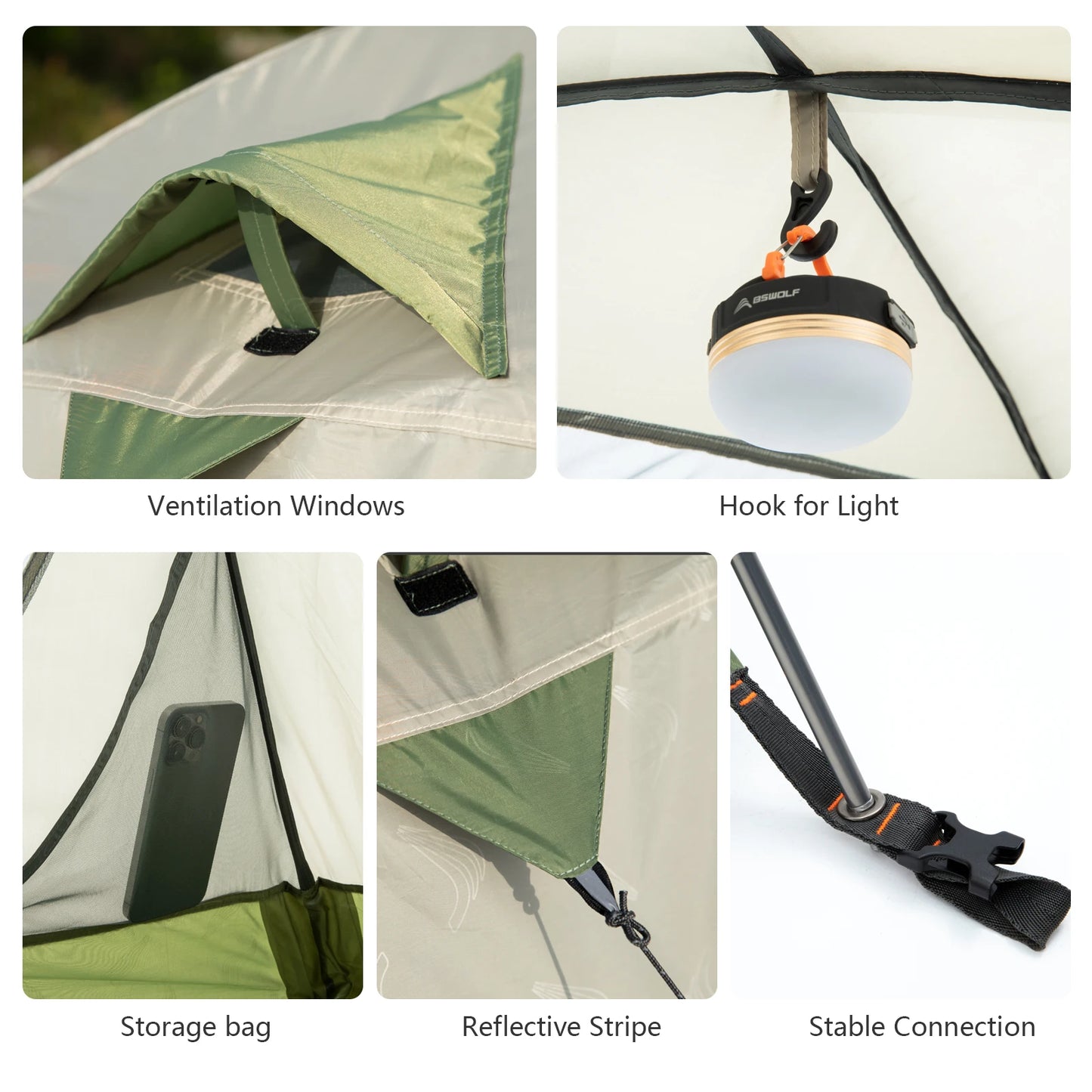 Bisinna Ultralight Camping Tent Two Person Waterproof
