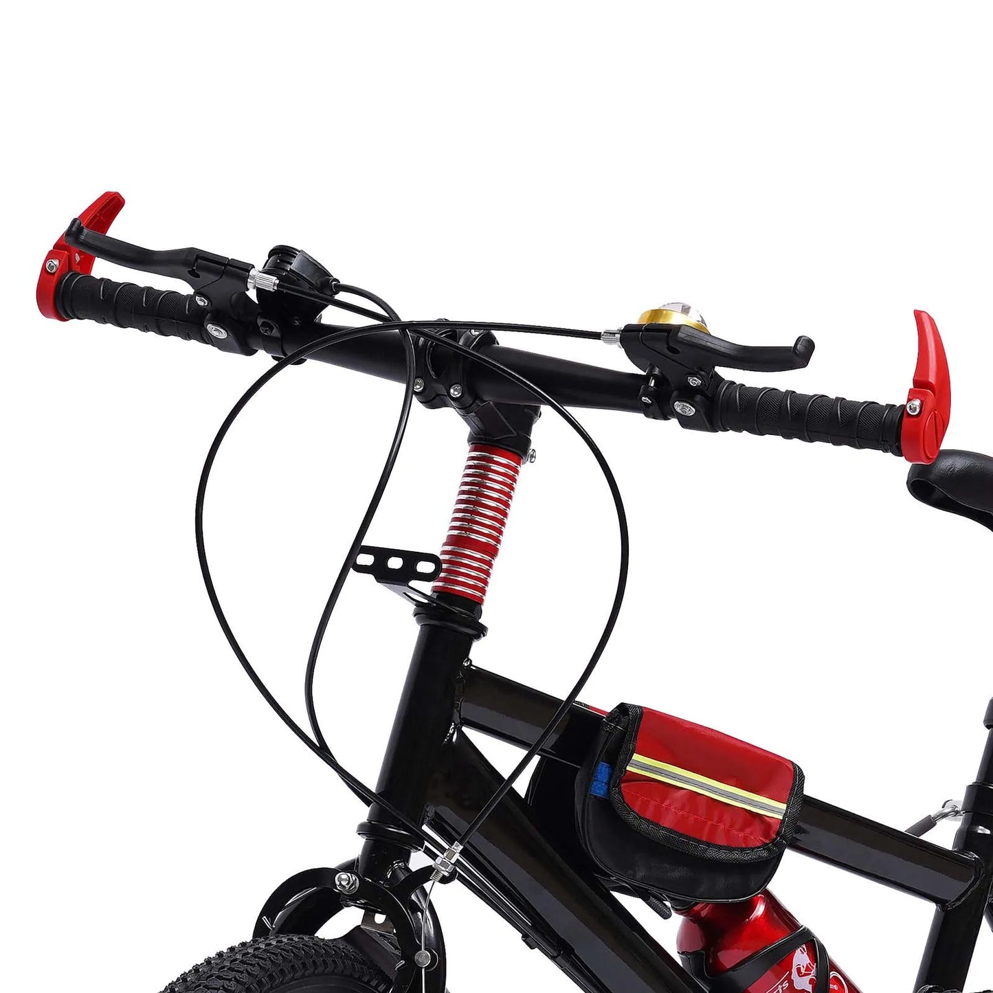 20" Mountain Bike Kids' Bicycles, 7 Speed Gears Children's Bike with Kettle&holder Height Adjustable for Riding on Roads