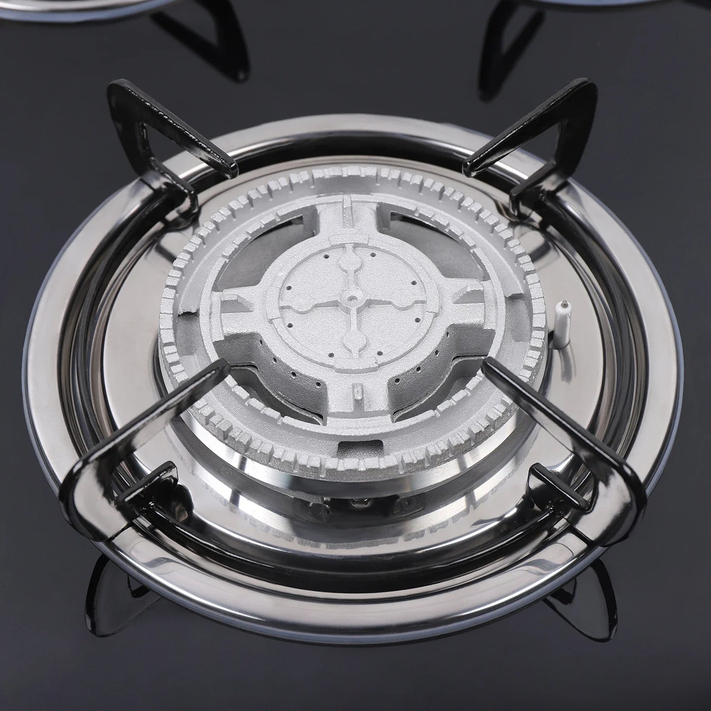 5 Burner Built-In Gas Stove Cast Iron Gas Hob Burner Cooker LPG NG  Dual Fuel Stainless Steel  Gas Hob Cooktop