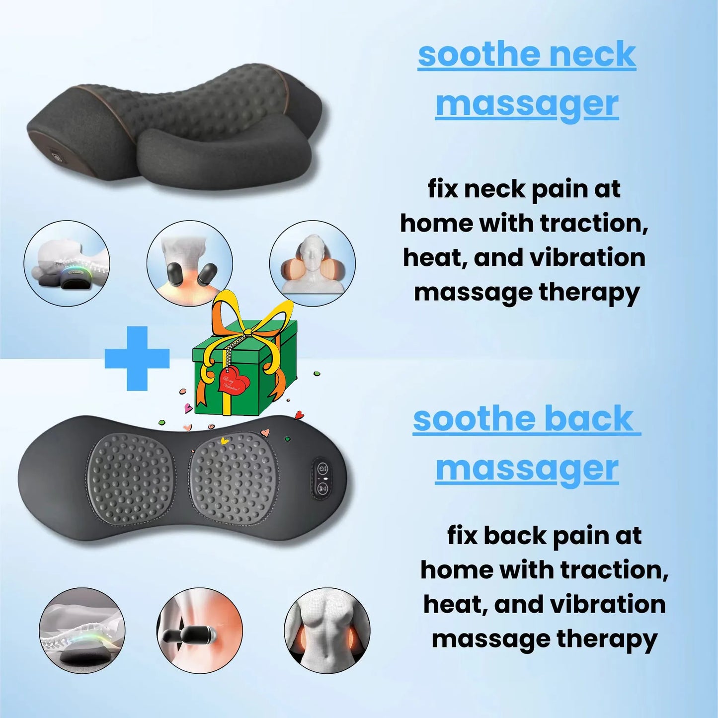Okayso Soothe Three-In-One Neck Massager Cervical Pillow With Heat