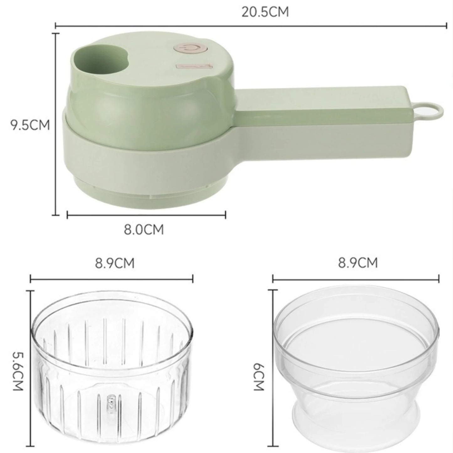 Electric Vegetable Cutter Multifunctional Food Processor Hand-Held Mini Fruit Meat Grinder and USB Chopper Kitchen Accessories