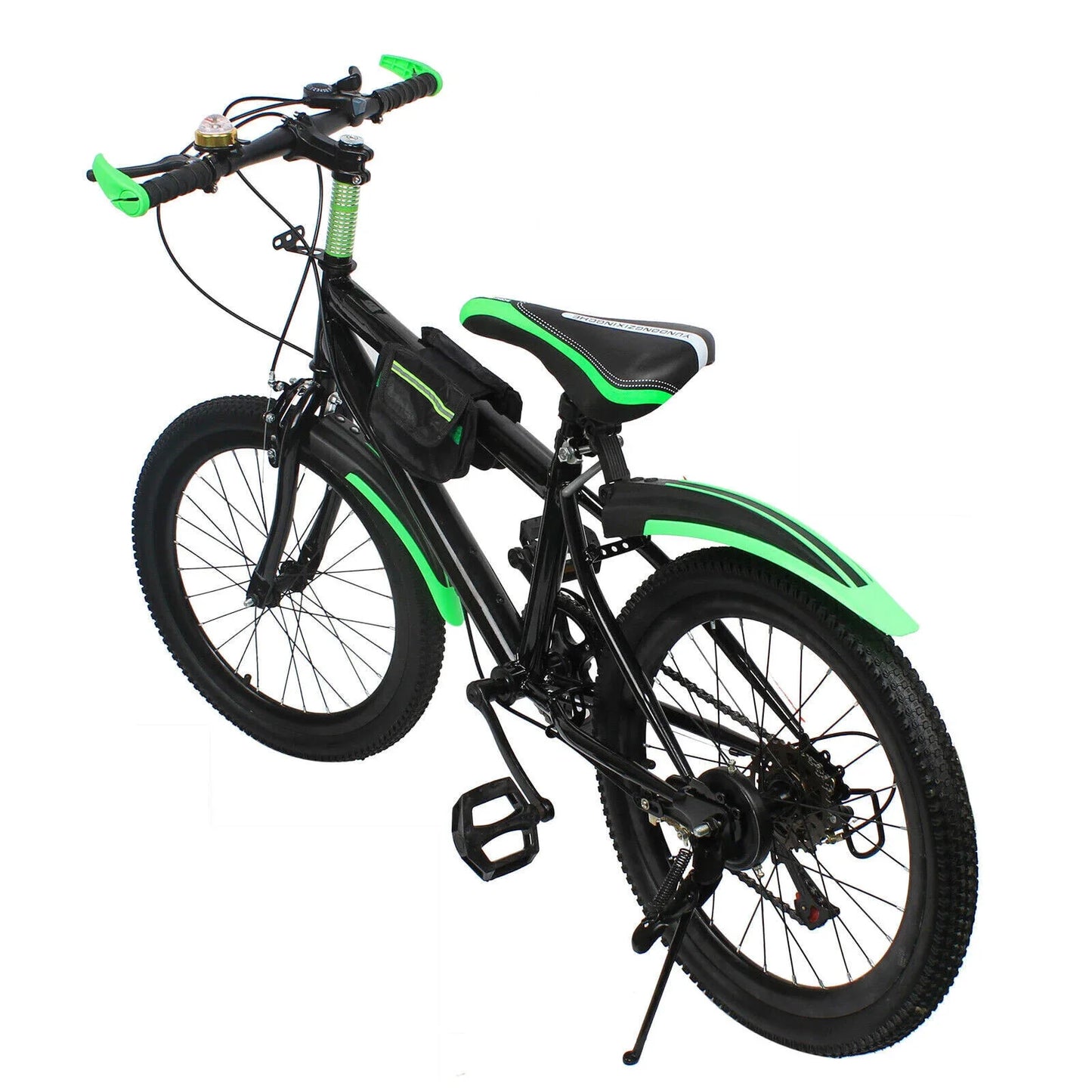 20" Mountain Bike Kids' Bicycles, 7 Speed Gears Children's Bike with Kettle&holder Height Adjustable for Riding on Roads