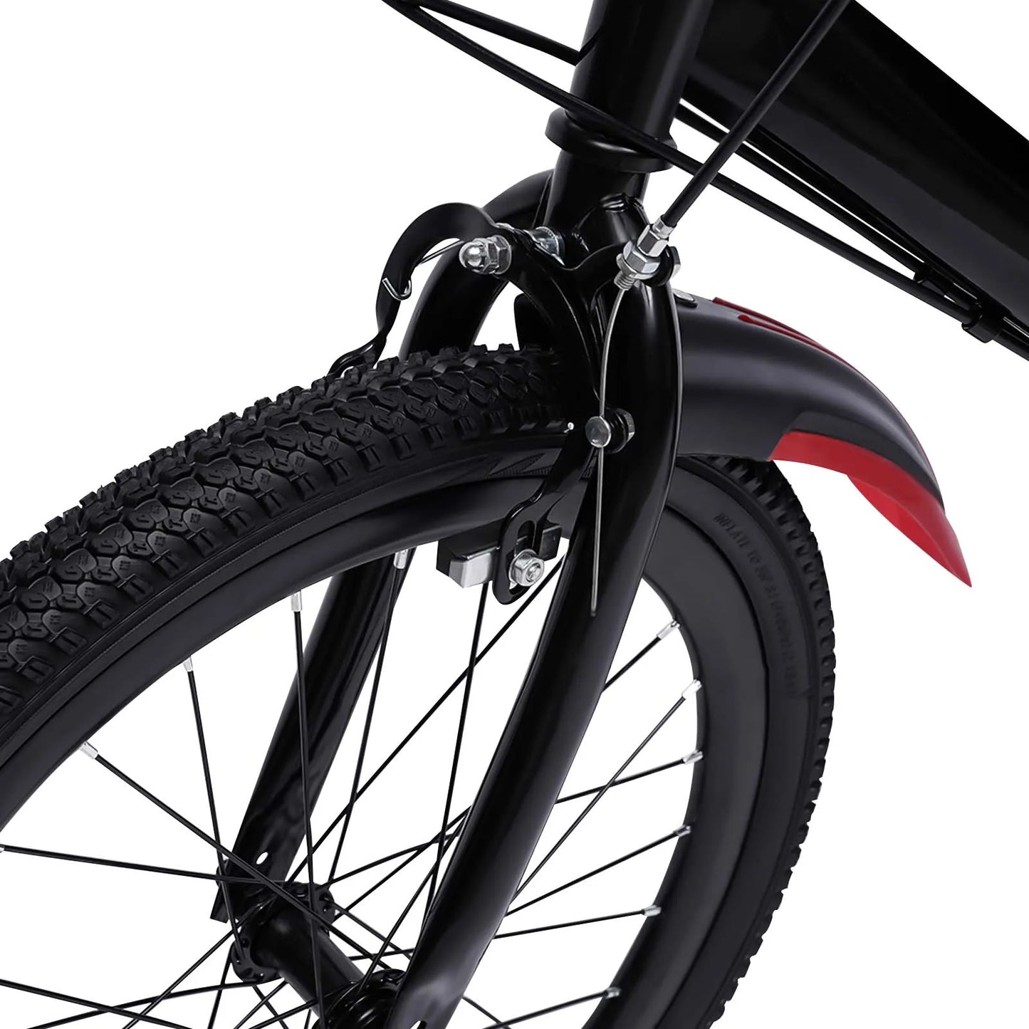20" Mountain Bike Kids' Bicycles, 7 Speed Gears Children's Bike with Kettle&holder Height Adjustable for Riding on Roads