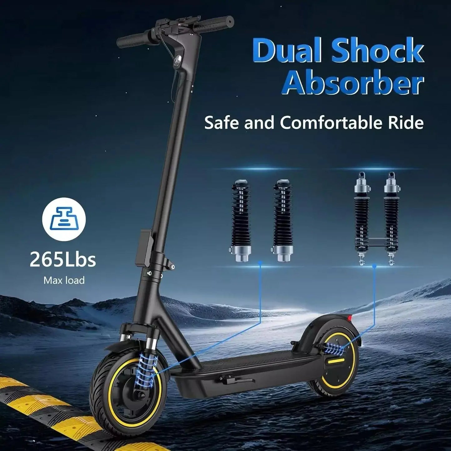 Ladped LPMAX Electric Scooter 22 MPH 500W Long Range
