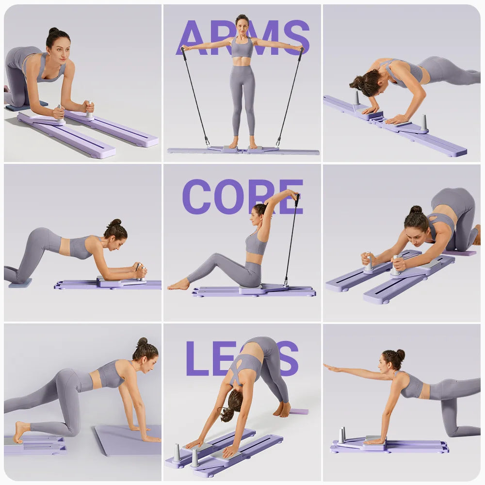Cursor Fitness Abs And Ski Board Portable Core And Leg Trainer For Home Gym