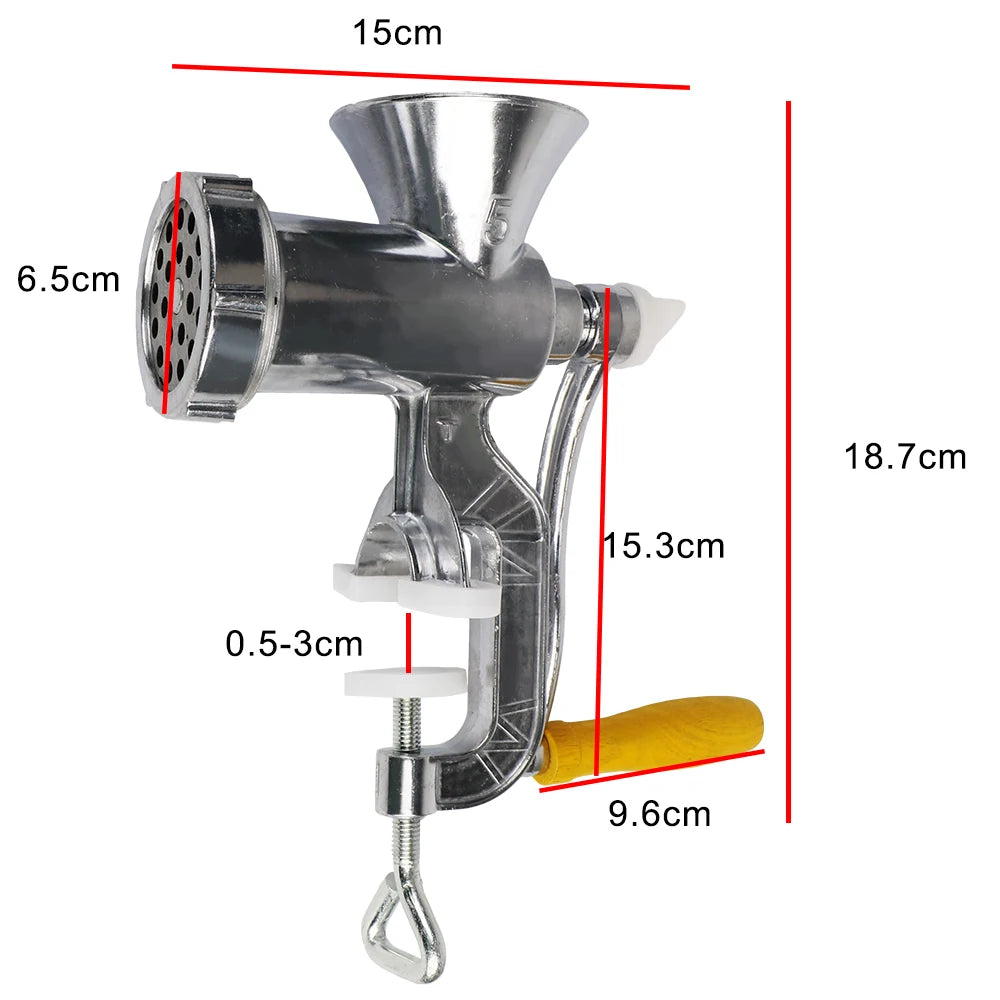 Vegetable Chopper Sausage Stuffer Kitchen Tool Food Processor Household Grinder Manual Meat Grinder Multifunction Handheld