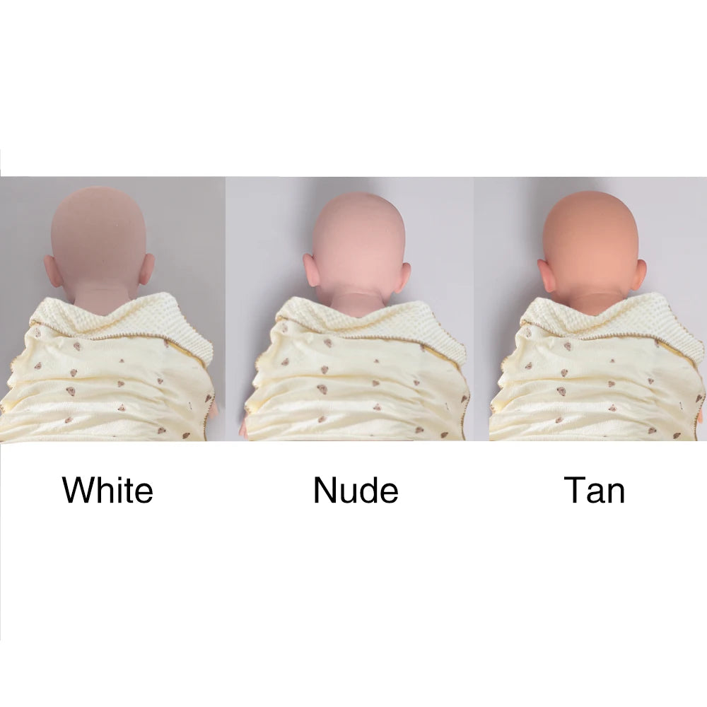 Herpinker Full Silicone Reborn Baby Doll Lifelike Toy