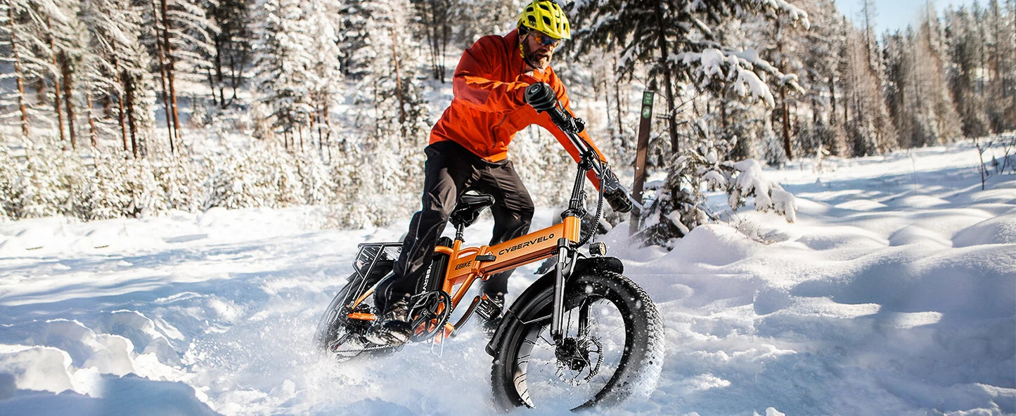 CYBERVELO EK4 Folding Electric Bike 1000W With Removable Battery