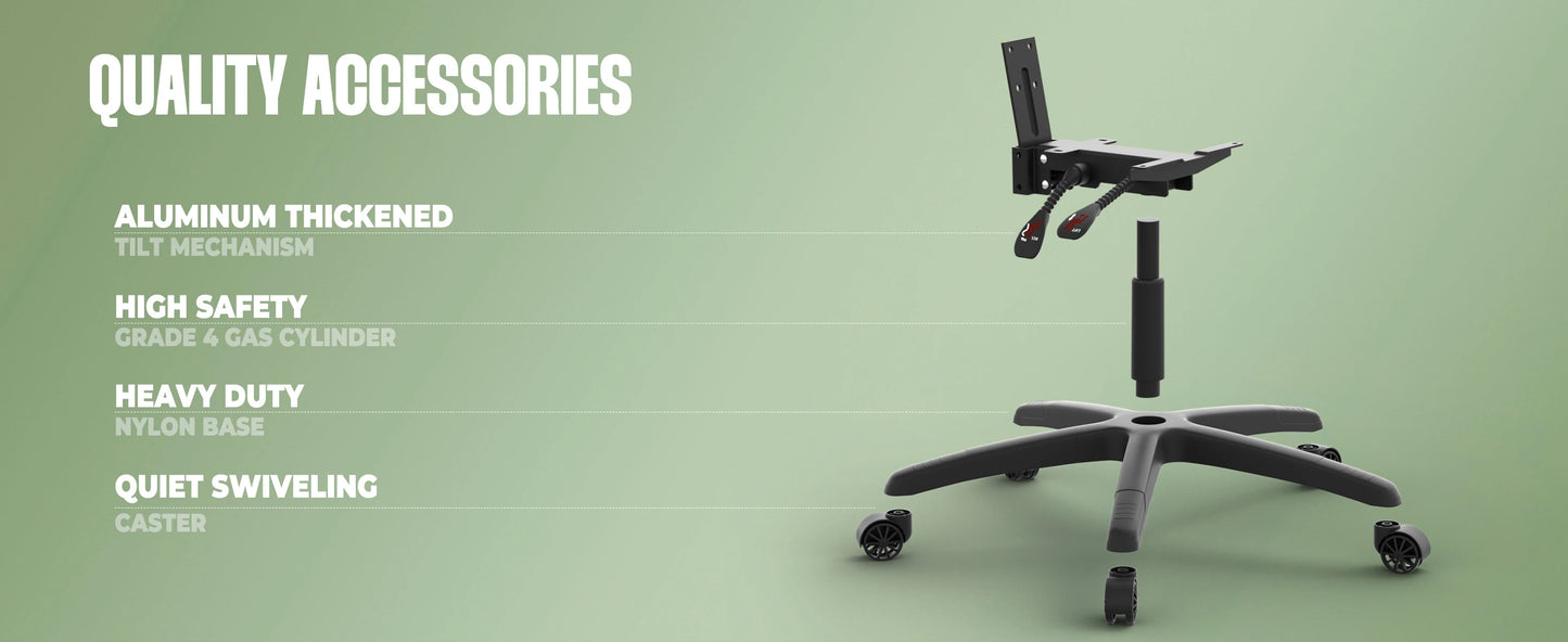 Dowinx Fabric Gaming Chair With Footrest For Heavy People