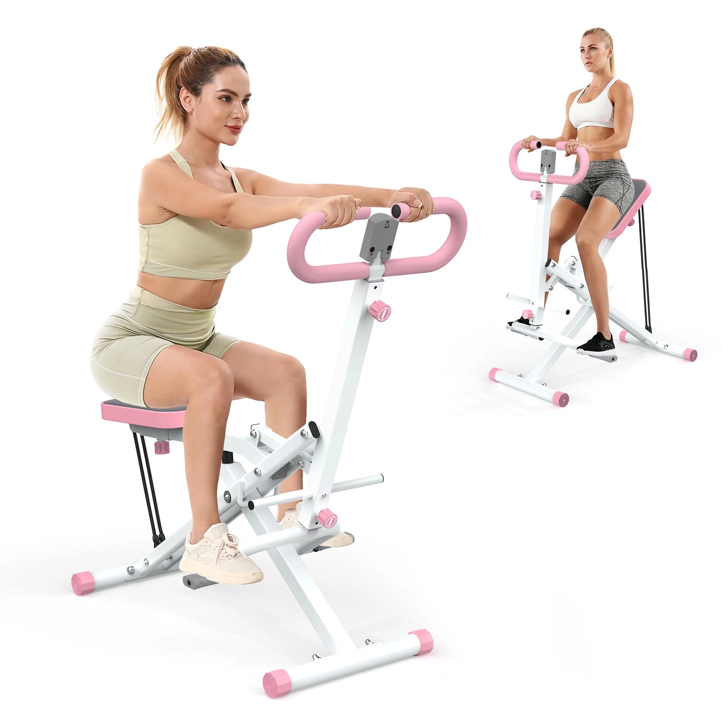 Hign-concerned Squat Machine Glute Training With Band