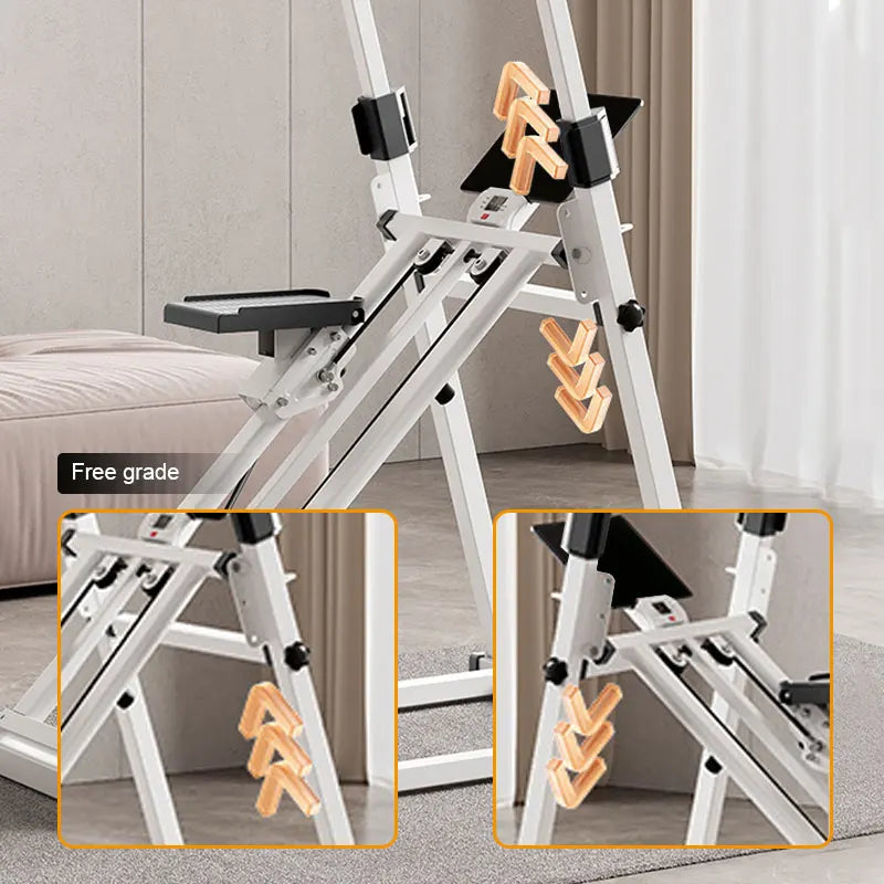KBQ Vertical Folding Climbing Machine For Full Body Cardio